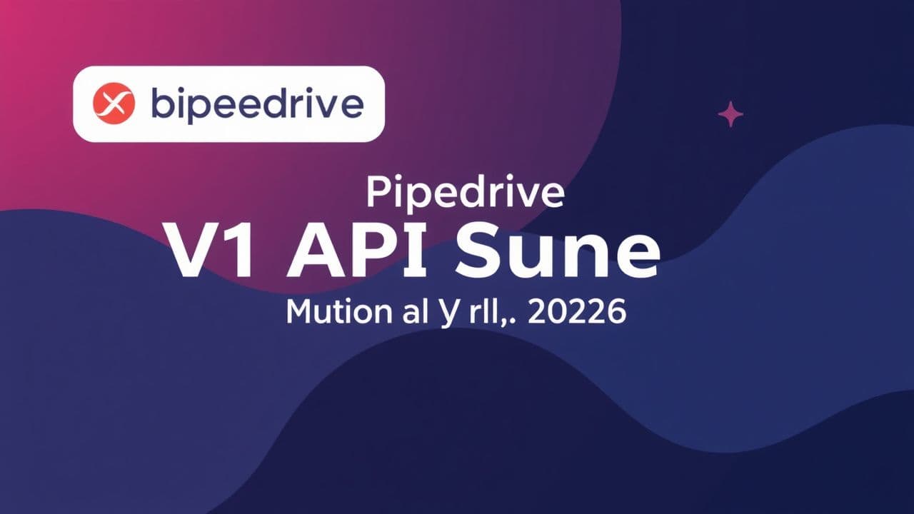 Cover image for Pipedrive V1 API Sunset: Migration Required by July 2026