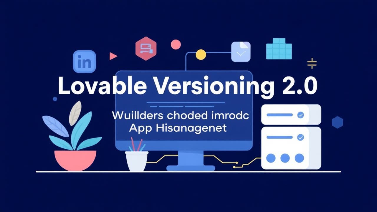 Cover image for Lovable Versioning 2.0: What Builders Need to Know About App History Management