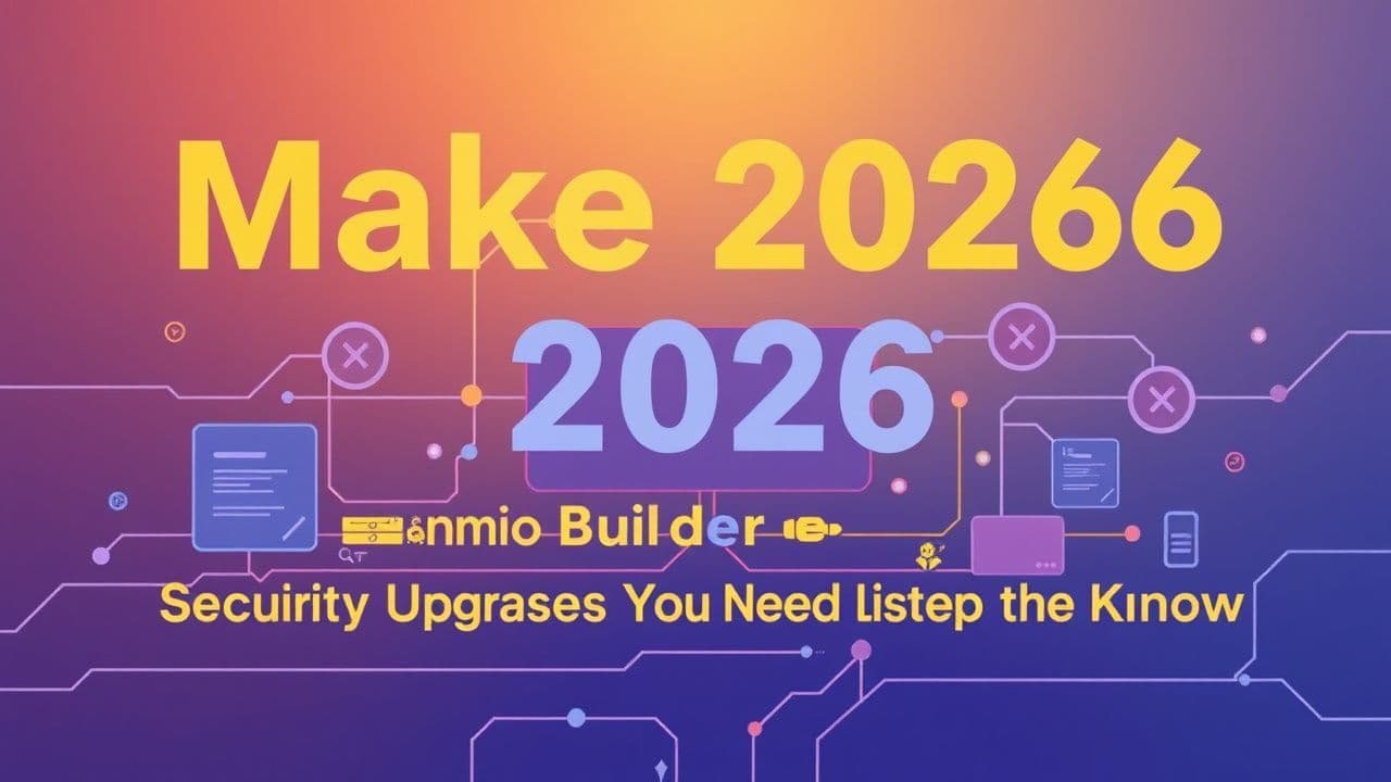 Cover image for Make 2026: Scenario Builder and Security Upgrades You Need to Know