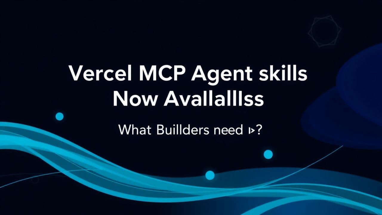Cover image for Vercel MCP Agent Skills Now Available: What Builders Need to Know