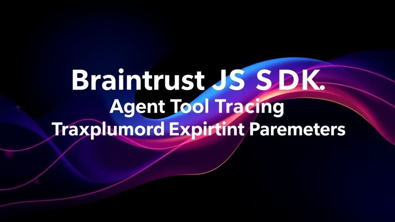 Cover image for Braintrust JS SDK v3.5.0: Agent Tool Tracing and Experiment Parameters