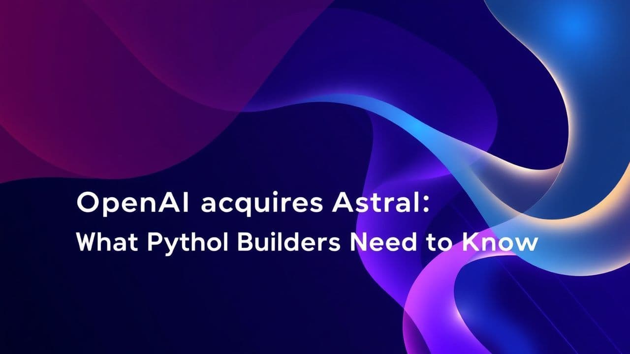 Cover image for OpenAI Acquires Astral: What Python Builders Need to Know